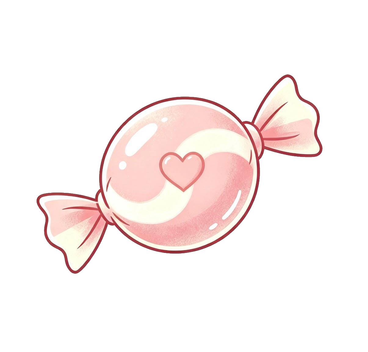 Pink wrapped sweet